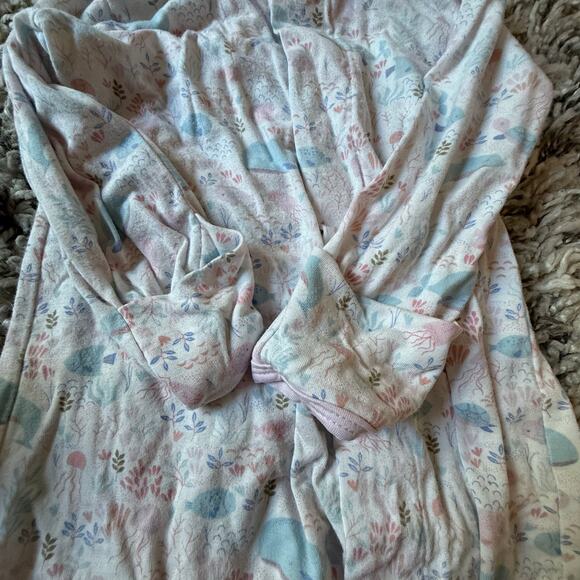 Magnetic Me Pink Whale Print Baby Sleeper Outfit 0-3 Months - Picture 4 of 8